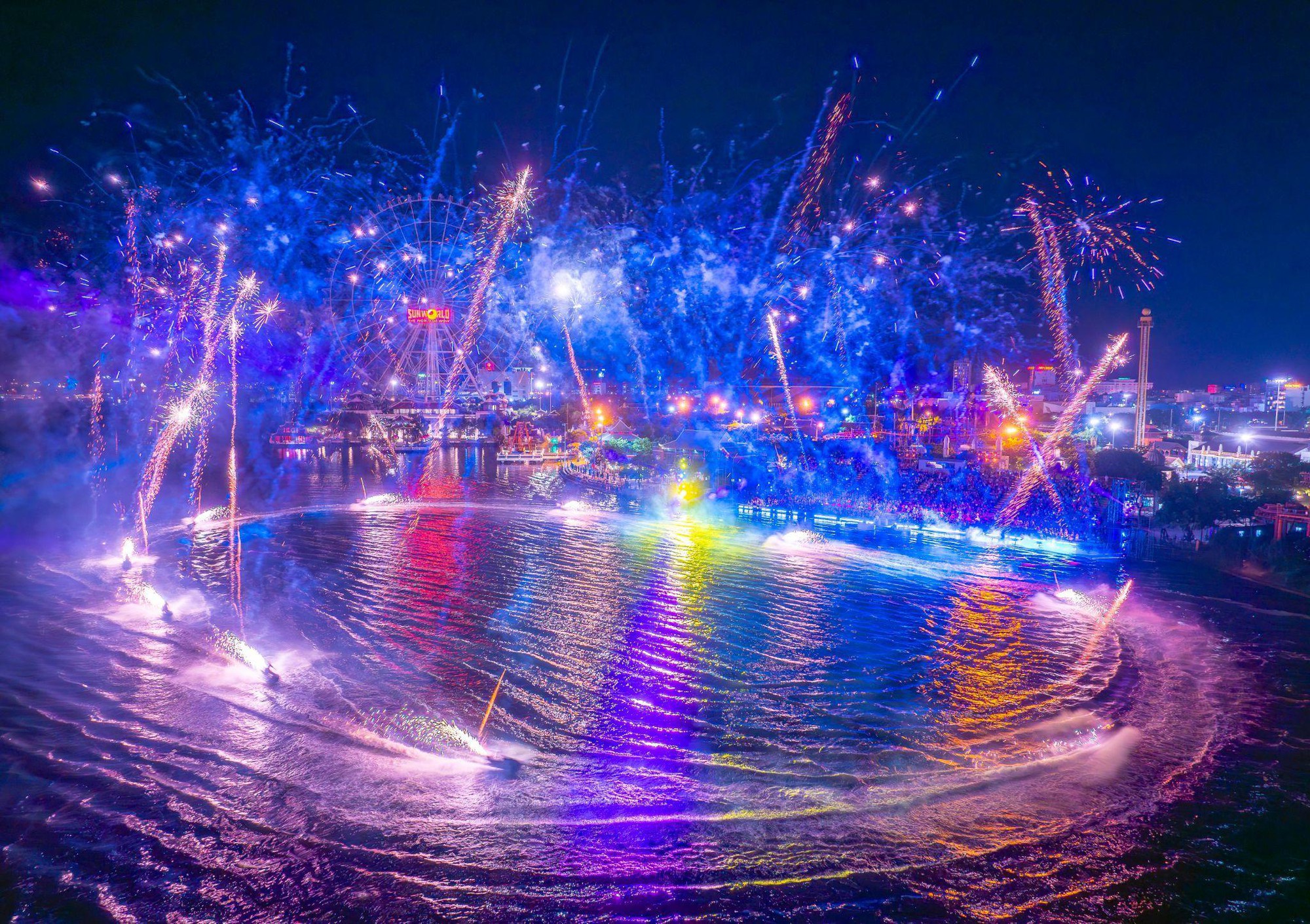 Nhạc nước Xanh Island Cát Bà do NPT Nhacnuoc.Pro thi công - Sun Group